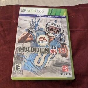 Green Madden NFL 13 Xbox 360 Game Case